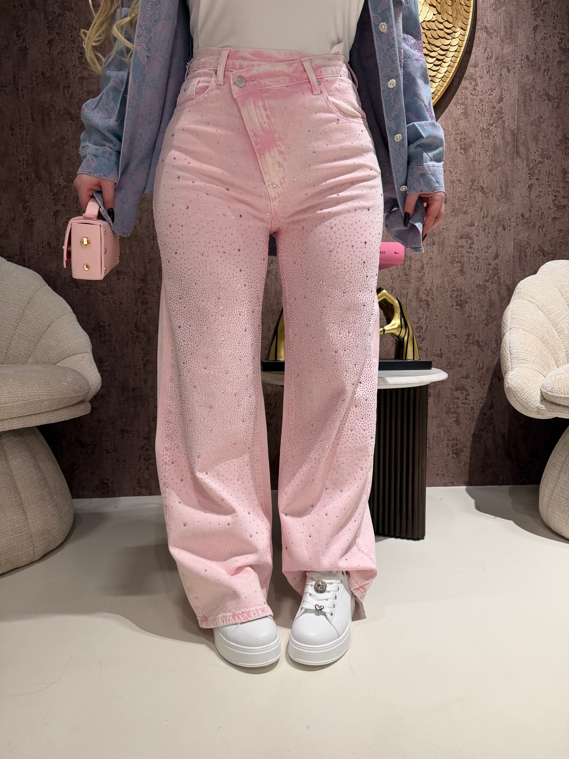 Jeans Pink Stardust - R.a. Boutique