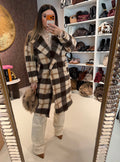 Cappotto check - R.a. Boutique