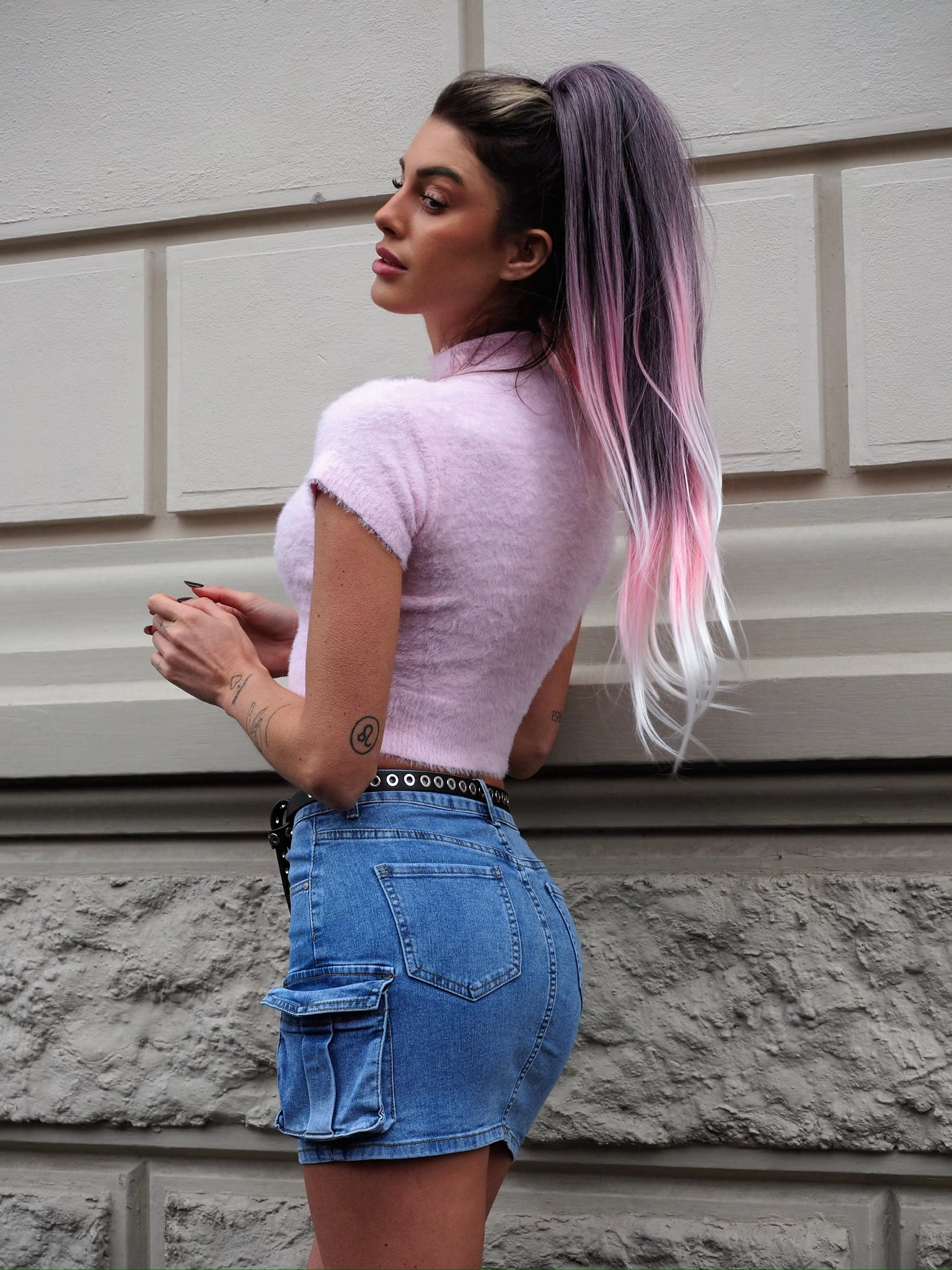 Maglia morbidissima rosa pastello - R.a. Boutique 