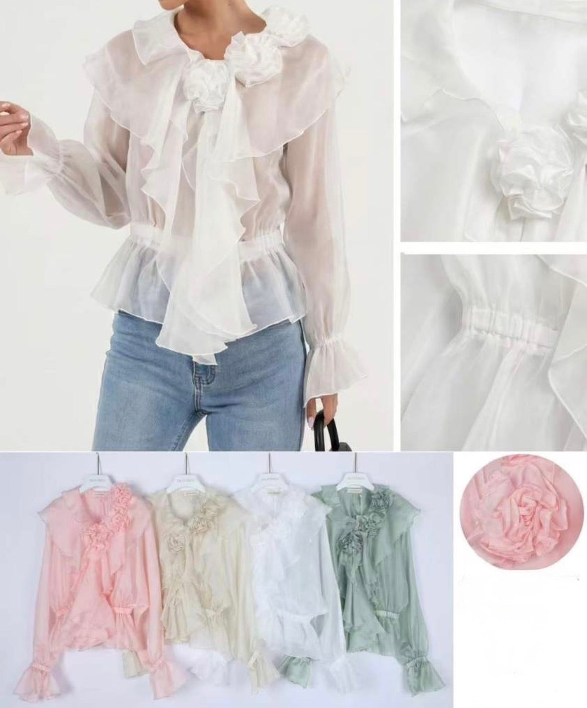 Blusa Romantic Rose - R.a. Boutique