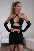 Completo top e gonna nero - R.a. Boutique 