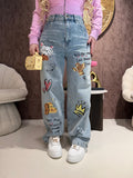 Jeans Street Love Wide Leg - R.a. Boutique