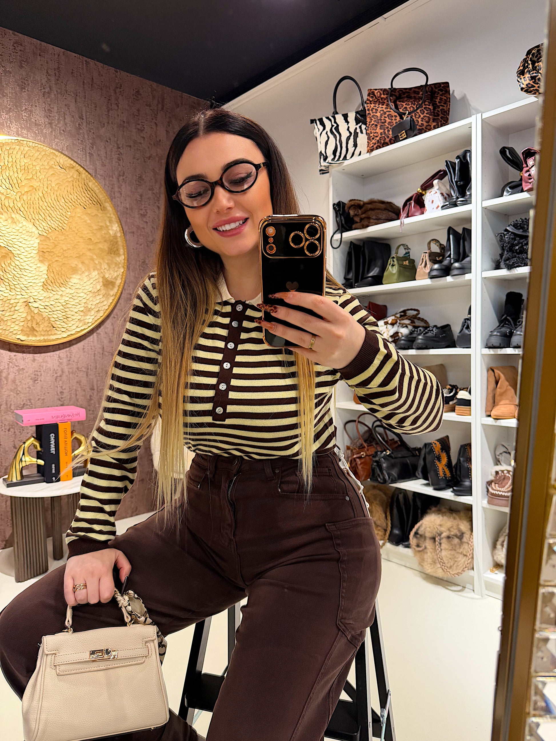 Maglioncino Chloé a righe - R.a. Boutique