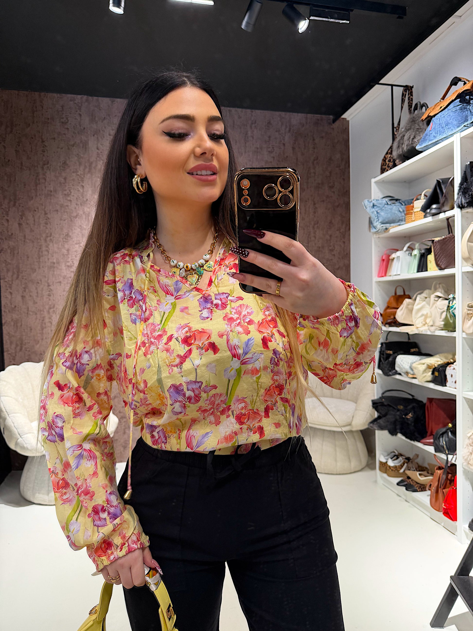 Camicia floreale vari colori - R.a. Boutique