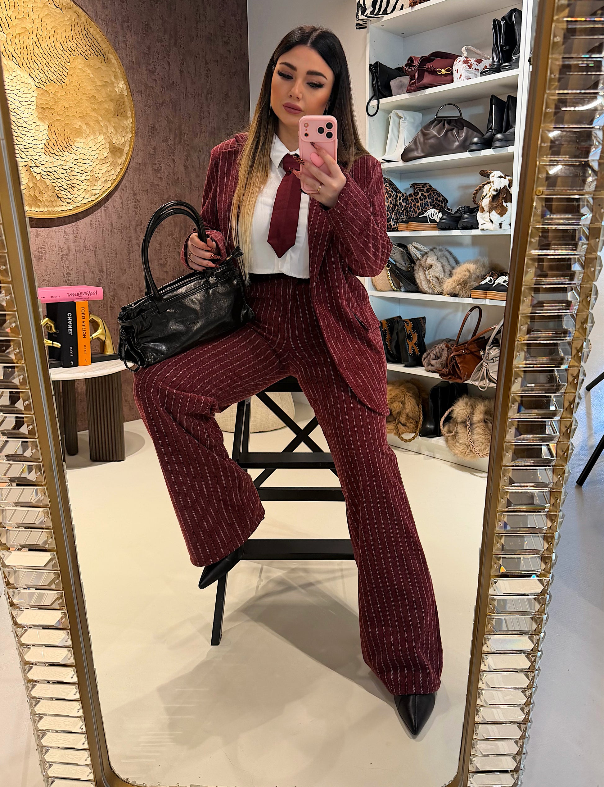 Completo due pezzi a righe - R.a. Boutique