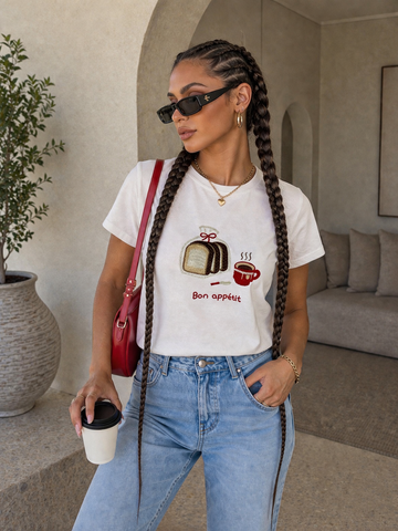 T-shirt Breakfast Mood - R.a. Boutique