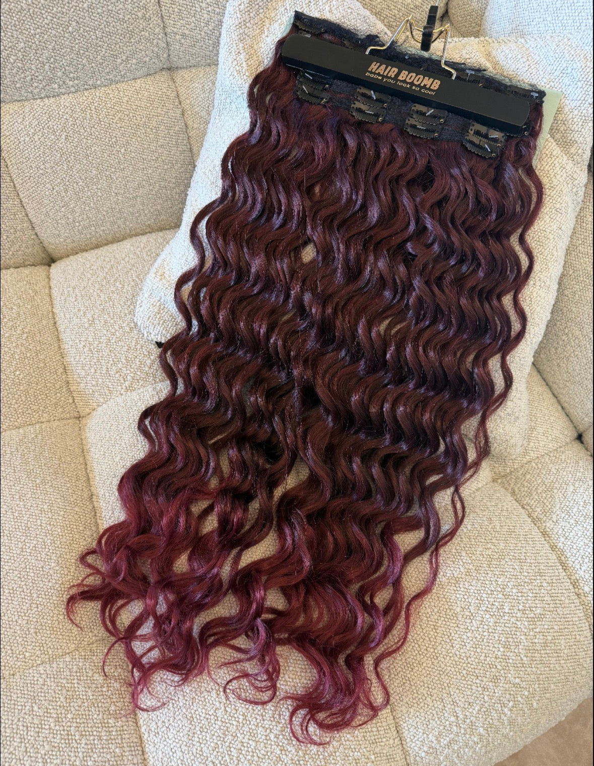 7 fasce onde morbide con clip vari colori - R.a. Boutique