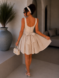 Abito pin up vichy con fiocco - R.a. Boutique