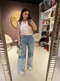Jeans Bloom con pizzo - R.a. Boutique