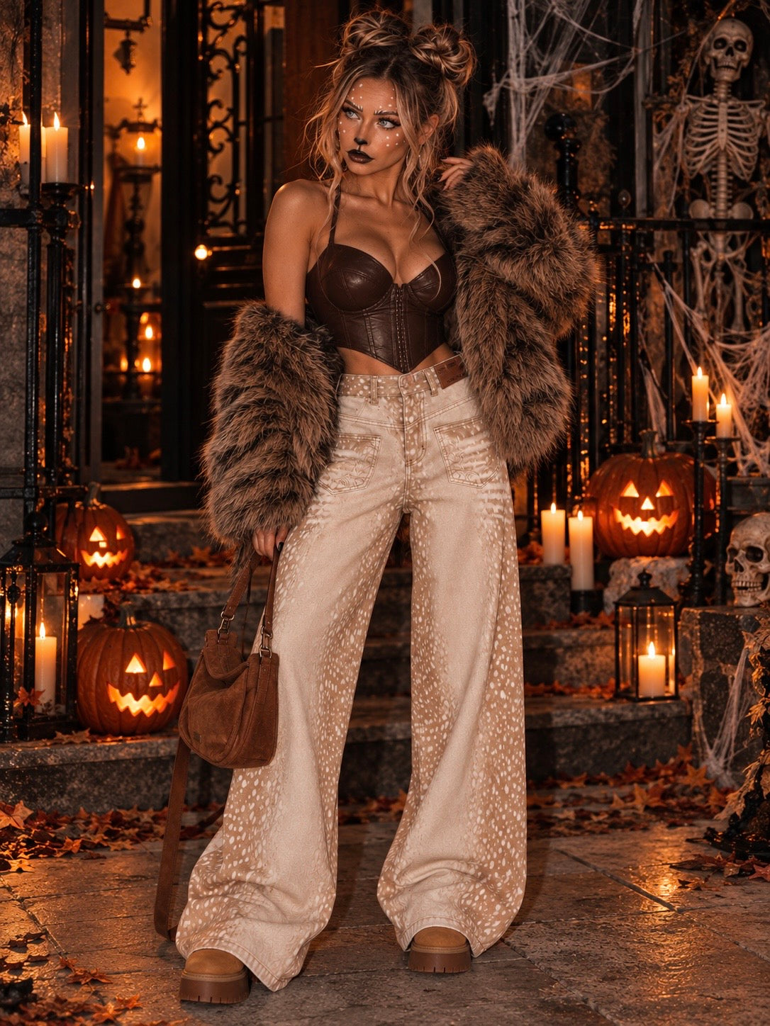 DARK BAMBI -Jeans Desert Glow Wide Leg - R.a. Boutique