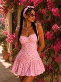Abito Coquette Pois - R.a. Boutique
