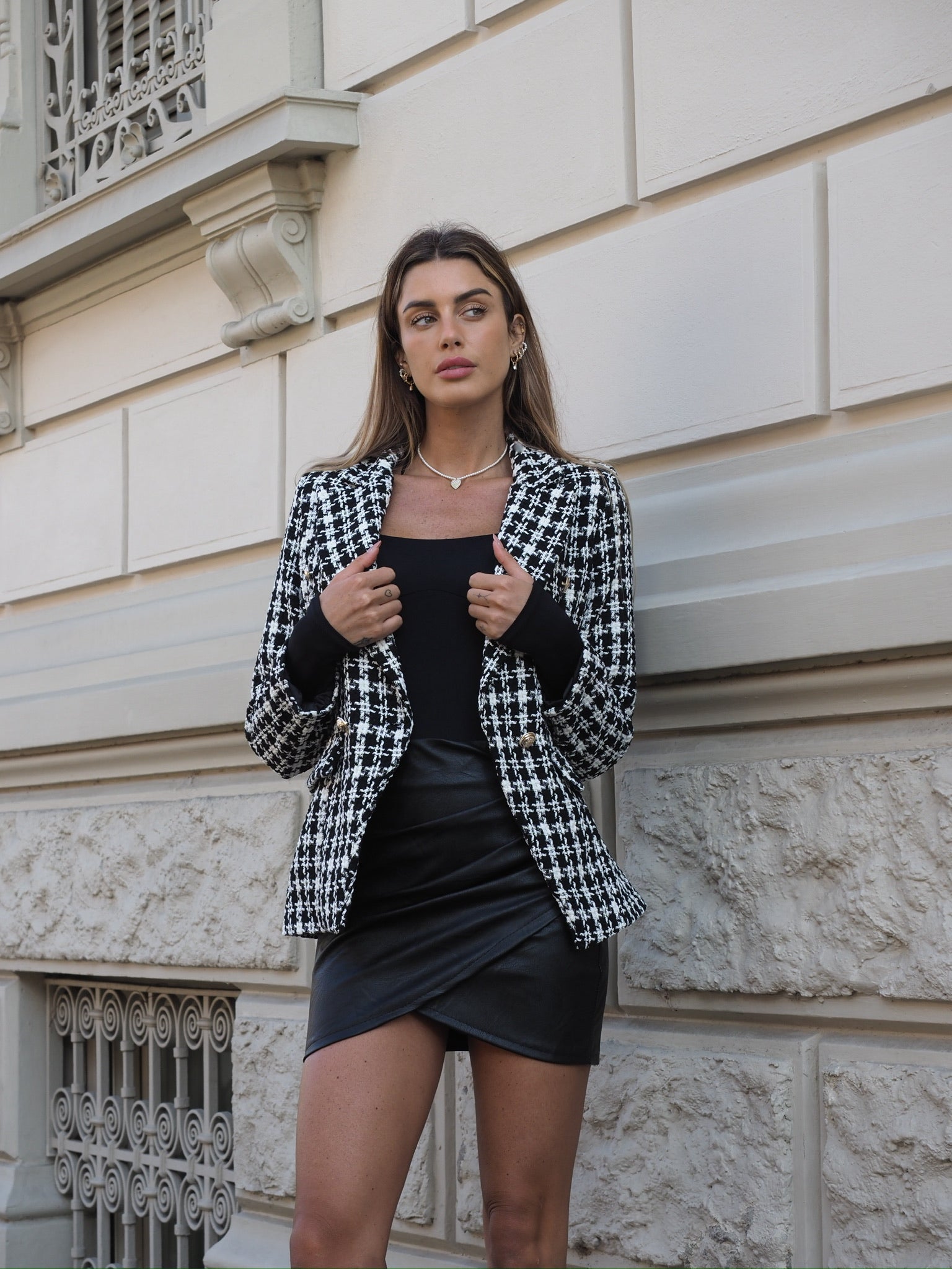 Giacca pied de poule - R.a. Boutique 