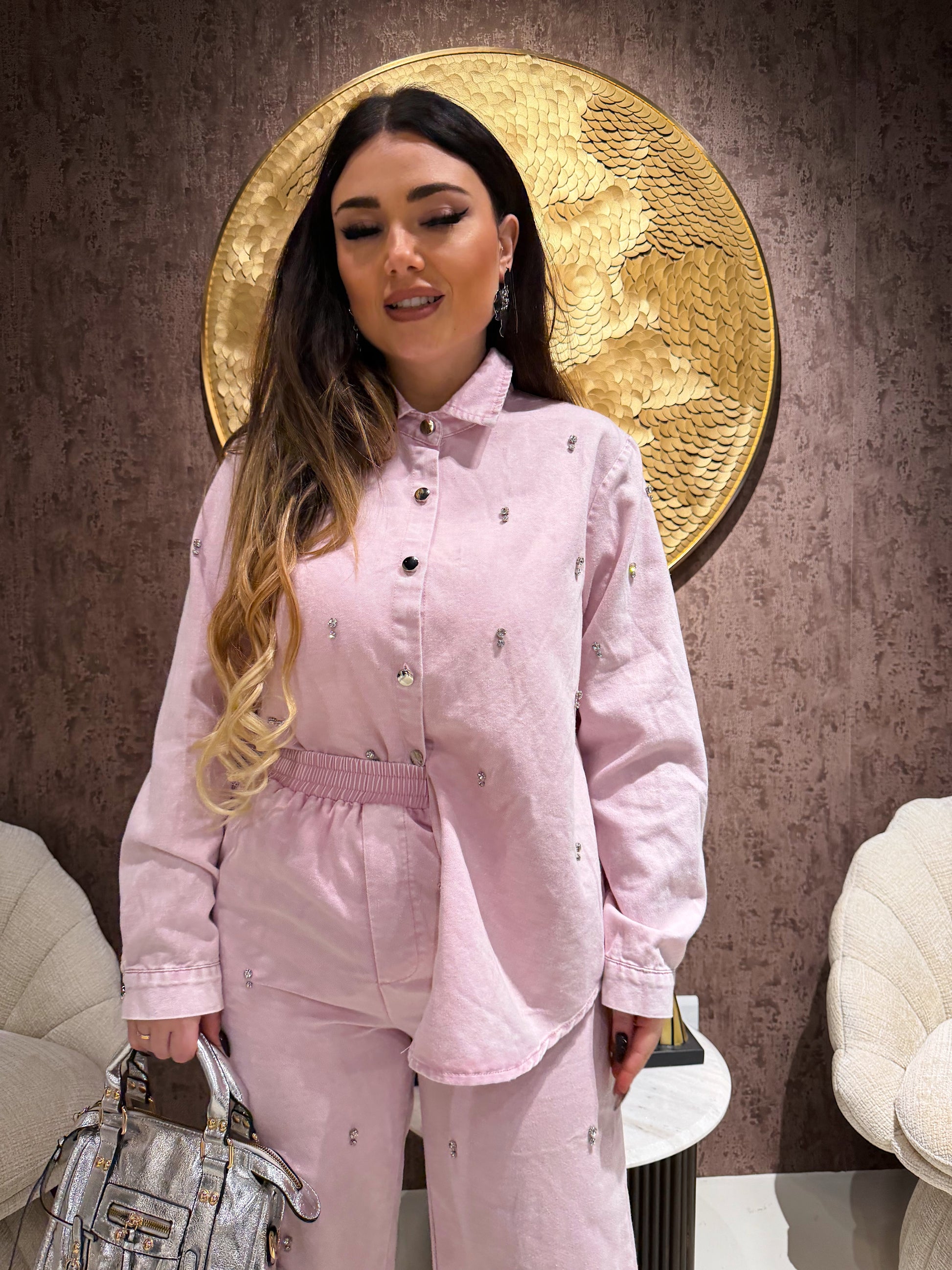 Completo Denim Crystal Touch - R.a. Boutique