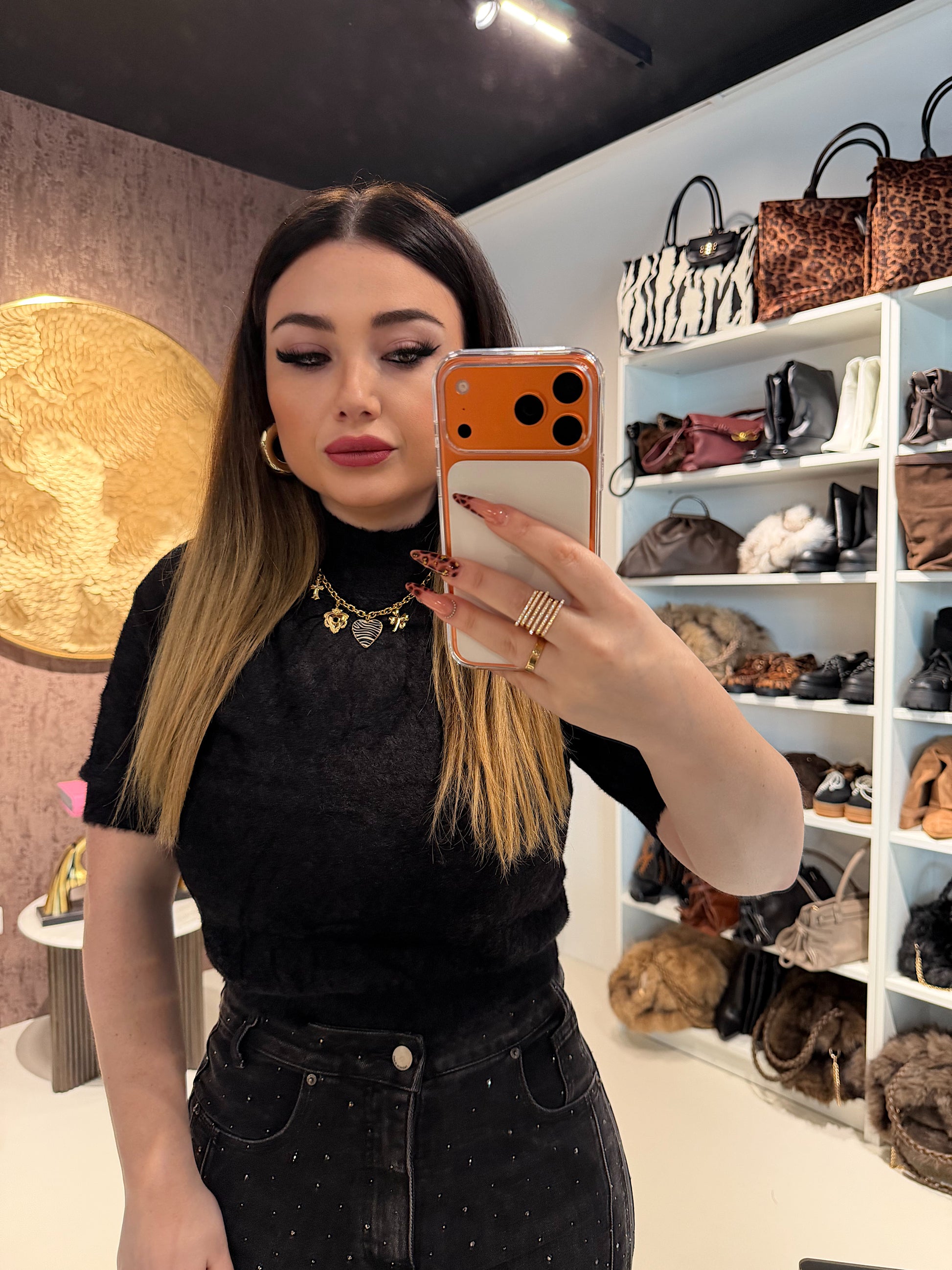 Maglioncino a collo alto - R.a. Boutique