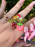 Anello fragole - R.a. Boutique