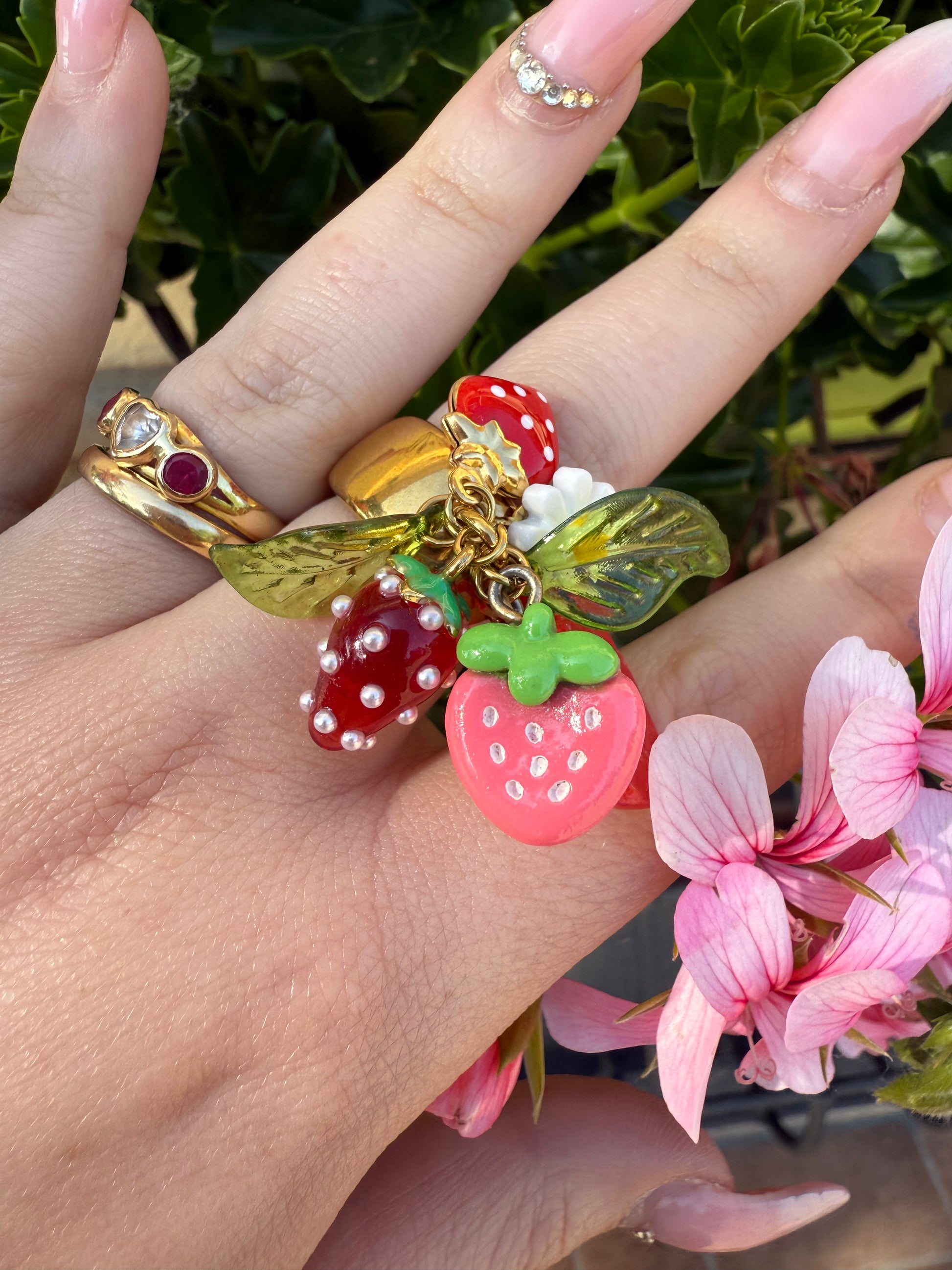 Anello fragole - R.a. Boutique
