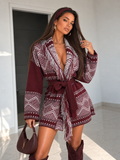 Cardigan Jacquard con Frange - R.a. Boutique