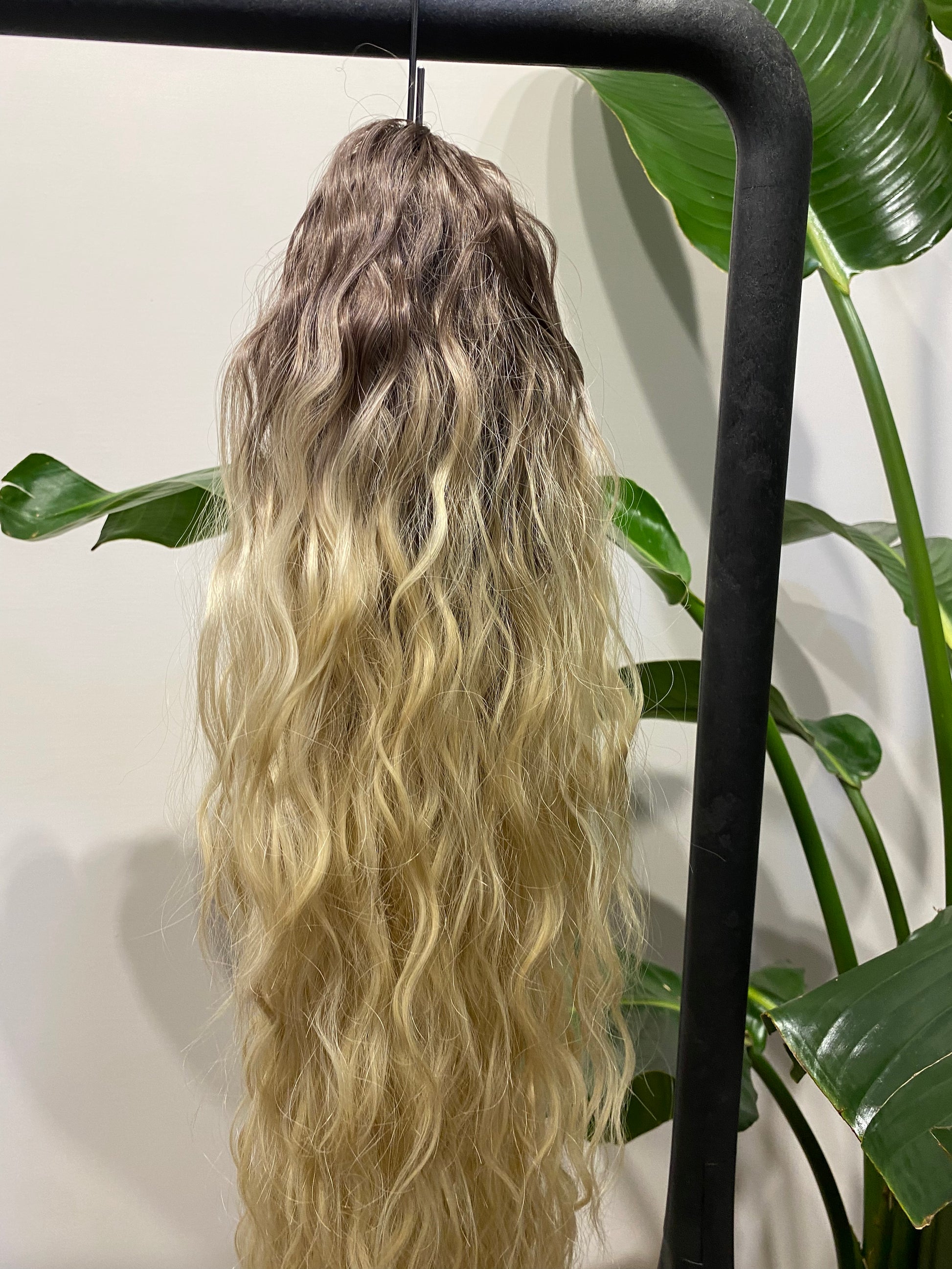 Coda riccia degrade platino  MQ - R.a. Boutique 