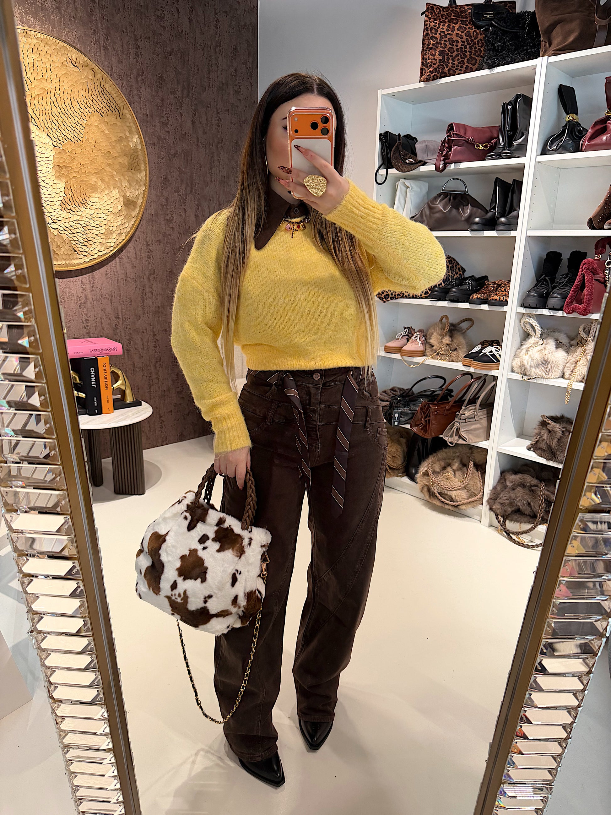 Maglioncino Softy giallo - R.a. Boutique