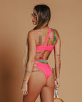 Bikini double Fuxia verde - R.a. Boutique 