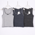 Canotta a righe con fiocco - R.a. Boutique