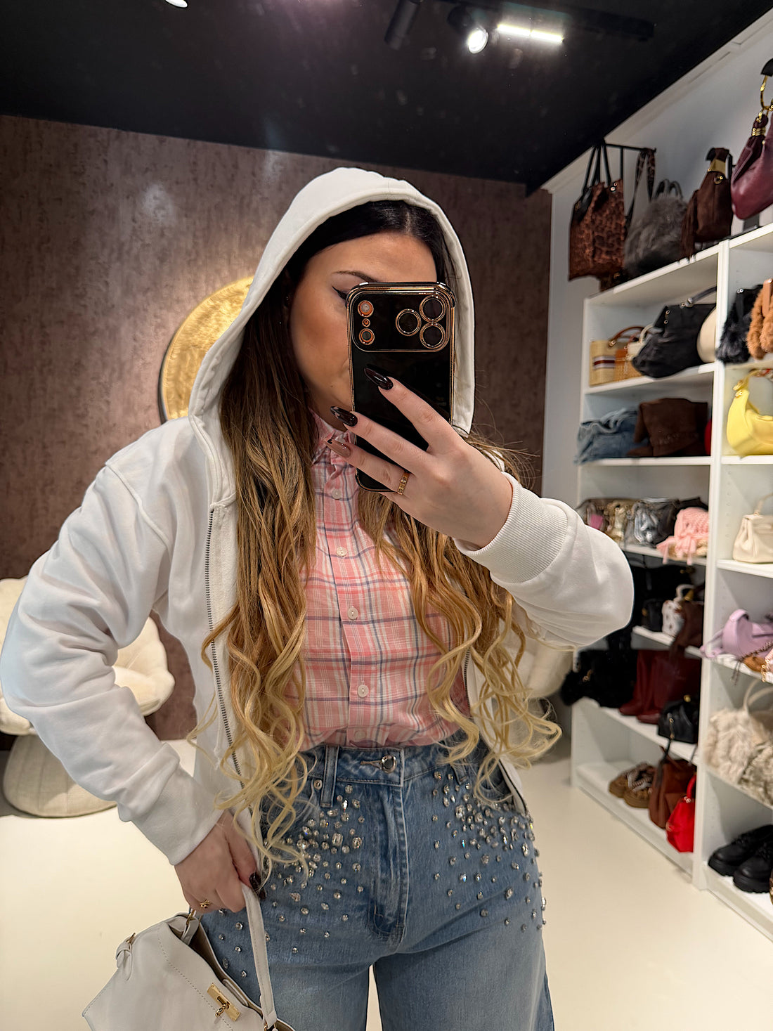 Felpa primaverile con Zip - R.a. Boutique