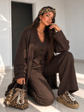Completo 3 Pezzi in Maglia con Pantalone, Giacca e Cardigan - R.a. Boutique
