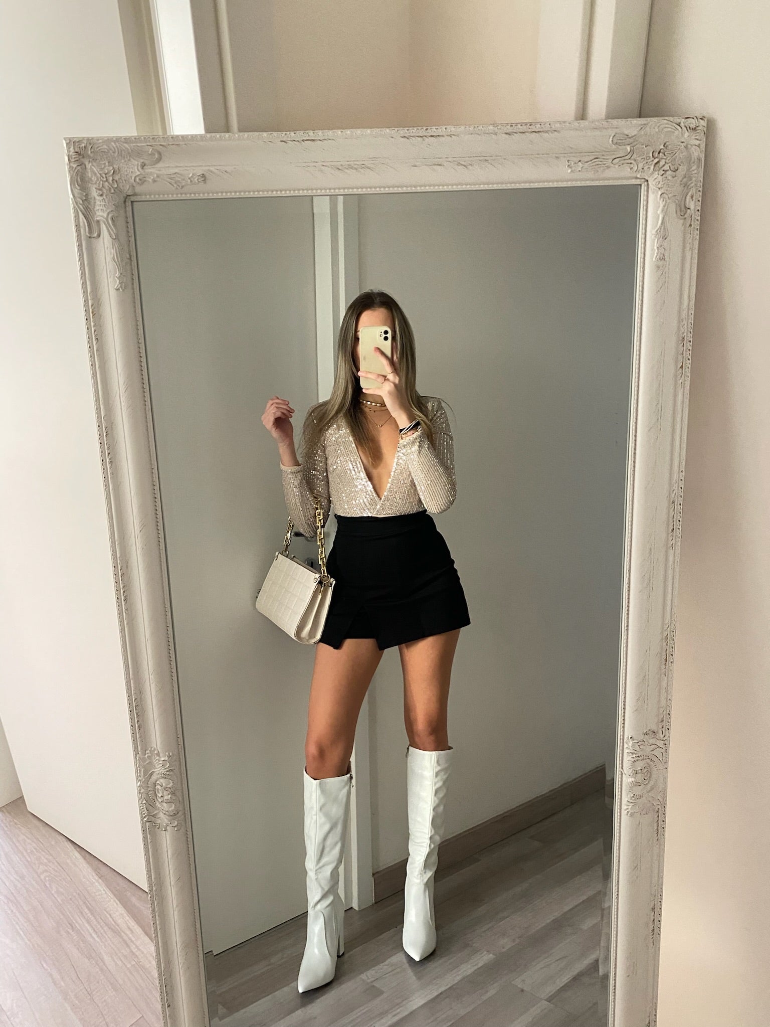 Body gold con paillettes - R.a. Boutique 