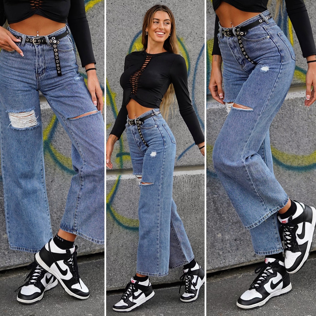 Jeans Urban con strappi - R.a. Boutique 