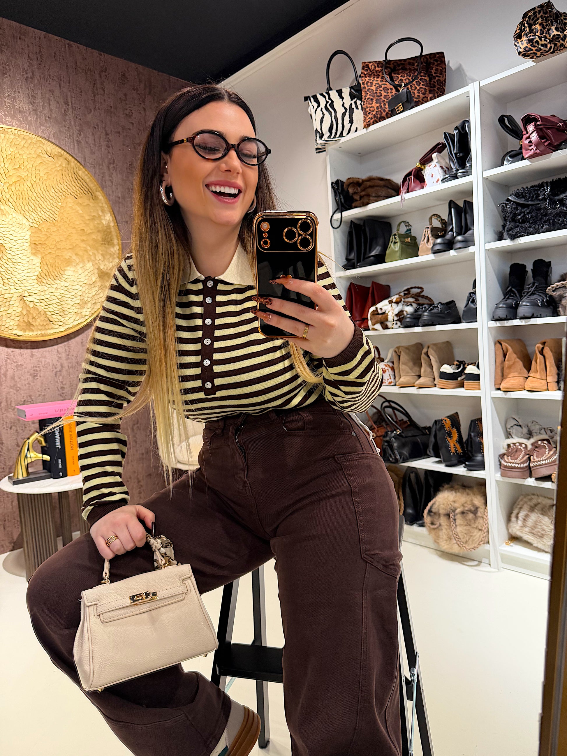 Maglioncino Chloé a righe - R.a. Boutique