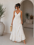 Abito Lungo summer con ricami oro - R.a. Boutique