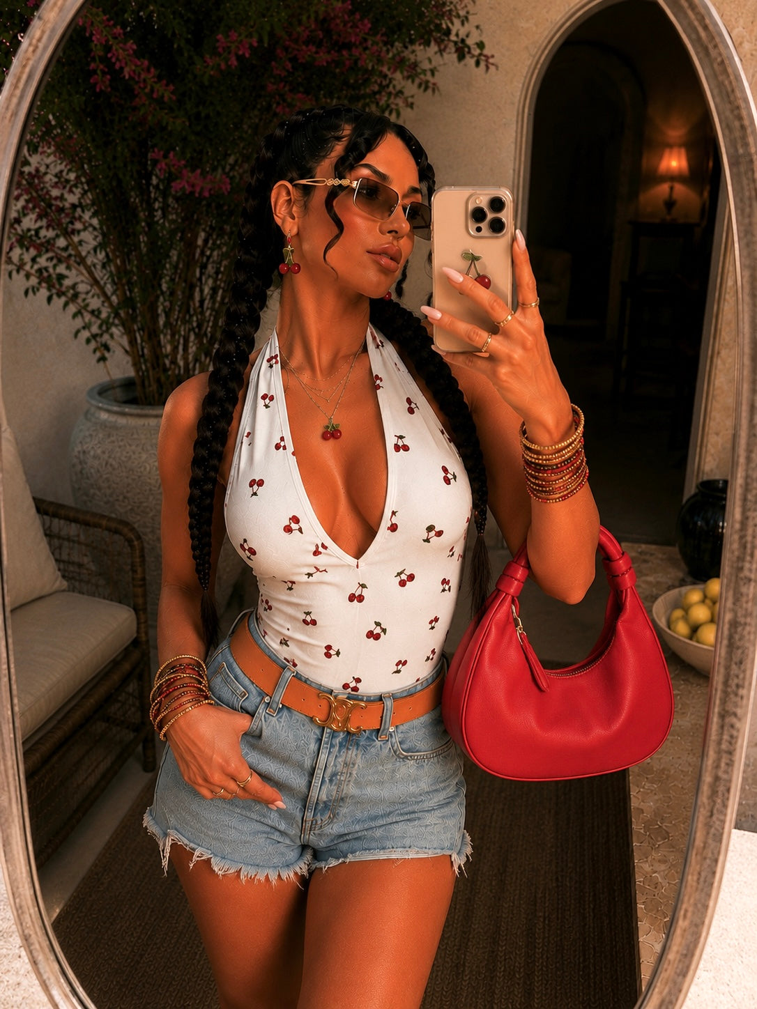Top Halter Summer Print - R.a. Boutique