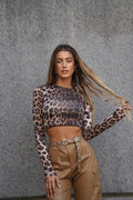 Top crop maculato - R.a. Boutique 