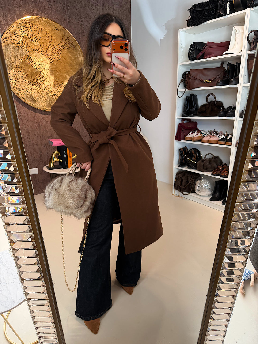 Cappotto Elegante con Cintura in Vita - R.a. Boutique