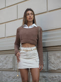 Gonna cargo beige - R.a. Boutique 