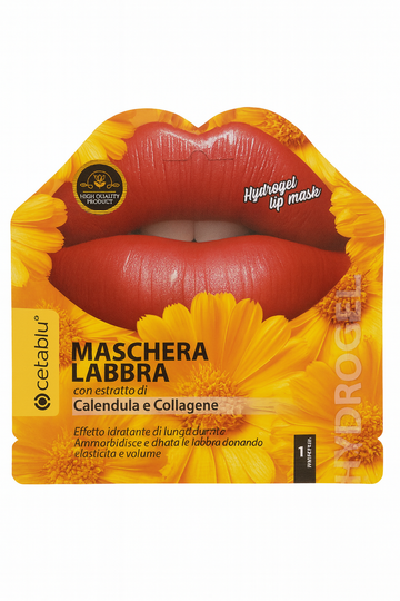 Maschera Labbra Hydrogel con Calendula e Collagene - R.a. Boutique