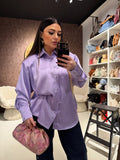 Camicia satin spalline imbottite - R.a. Boutique