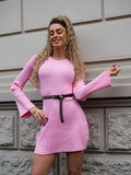 Abito in maglia rosa - R.a. Boutique 