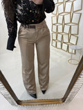 Pantalone con fibbia laterale - R.a. Boutique