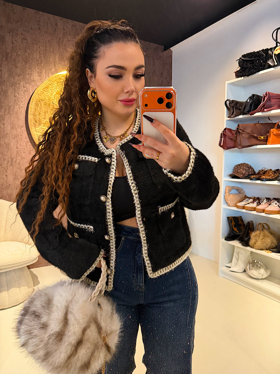 Cardigan con bottoni - R.a. Boutique