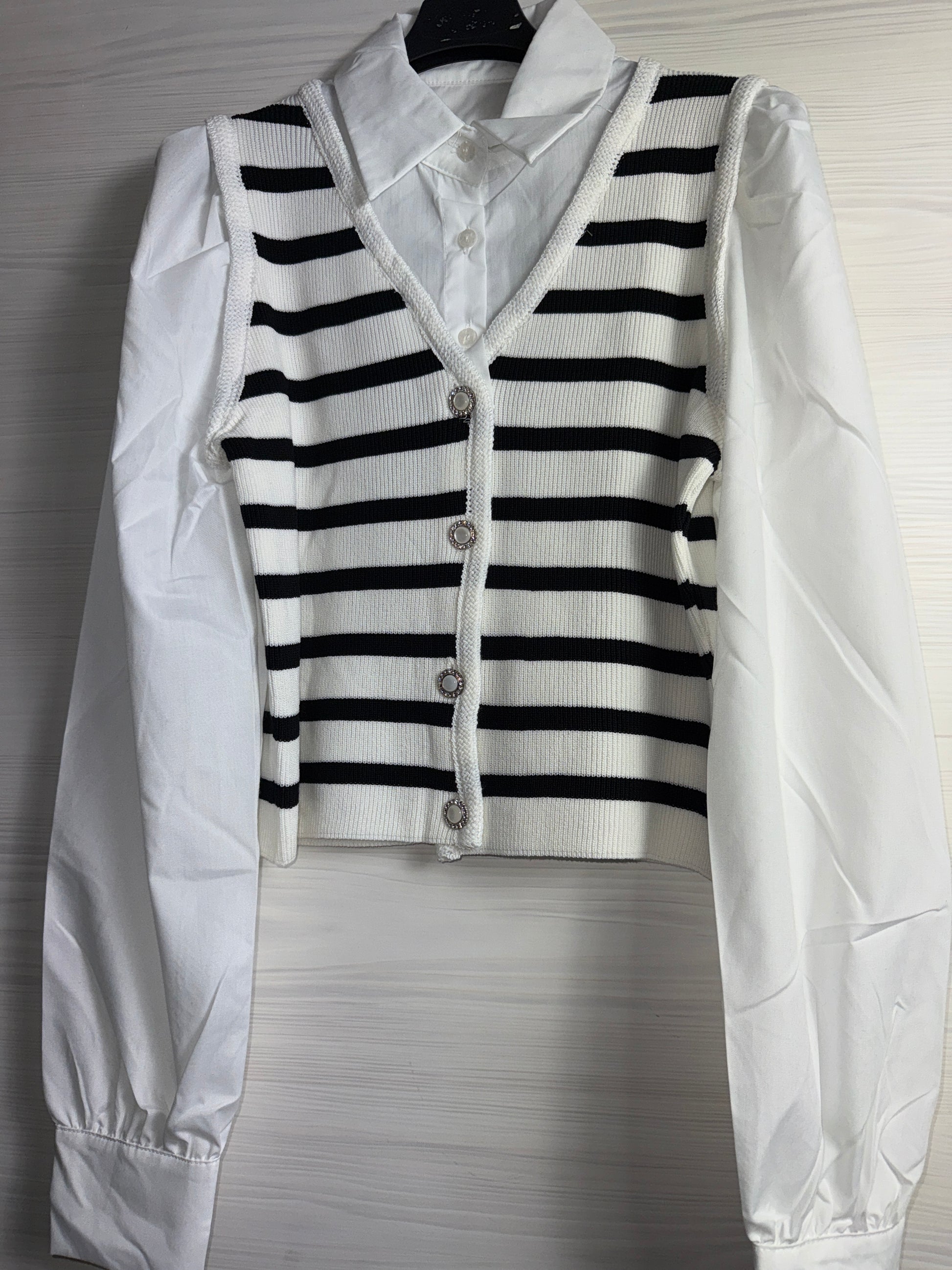 Maglioncino con camicia - R.a. Boutique