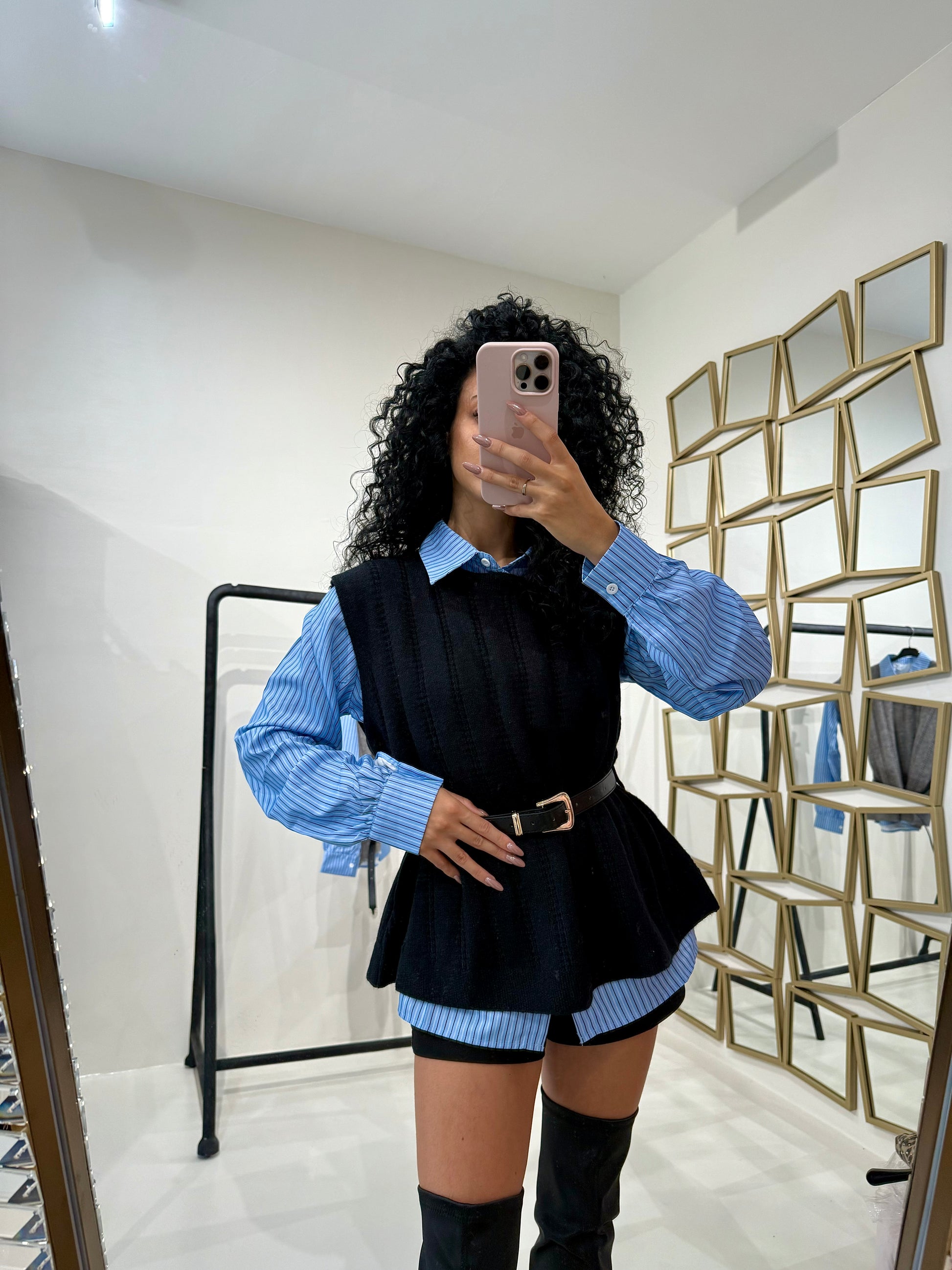 Camicia con pull-over - R.a. Boutique