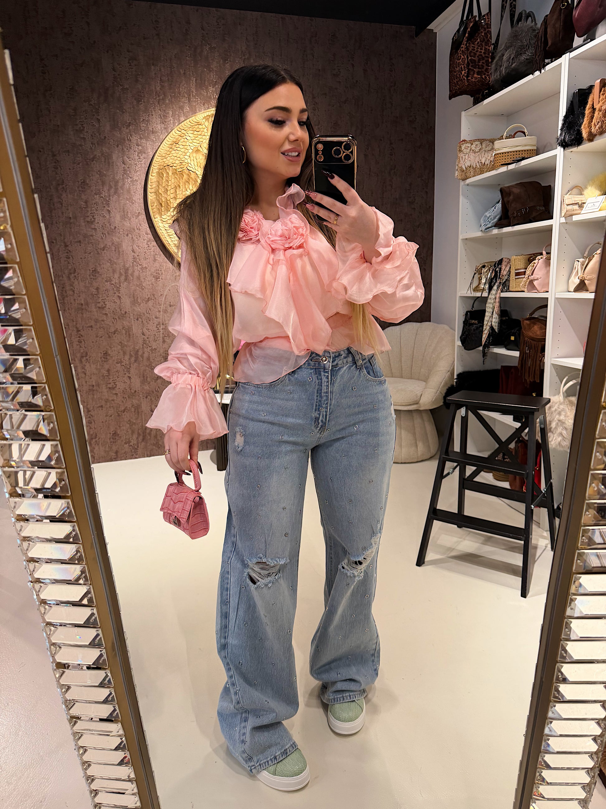Blusa Romantic Rose - R.a. Boutique