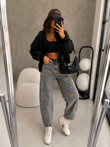 Jeans Teddy Bow
