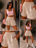 Short con scritta Love - R.a. Boutique