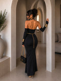 Completo body e gonna nero - R.a. Boutique