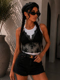 Canotta con top in pizzo staccabile - R.a. Boutique