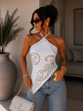 Top corsetto con borchie arabesque - R.a. Boutique