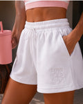 Short con scritta Love - R.a. Boutique