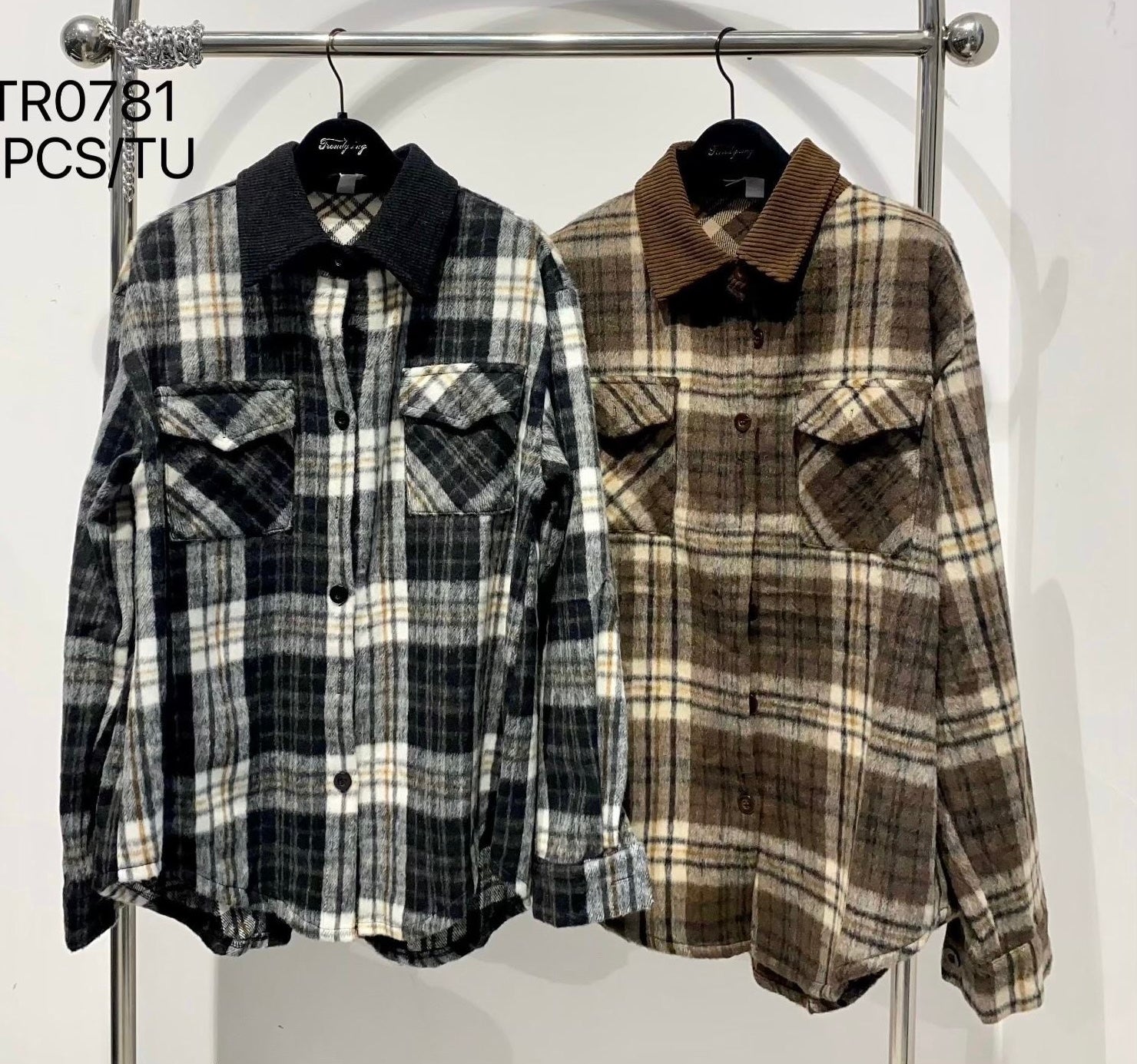 Camicia Oversize in Flanella a Quadri - R.a. Boutique